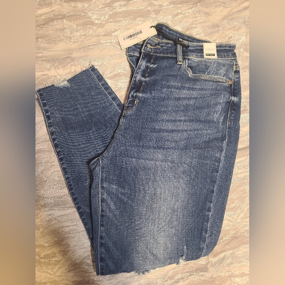 NWT Judy Blue distressed, high waist, relaxed fit jeans sz 15 (32) - Picture 16 of 16